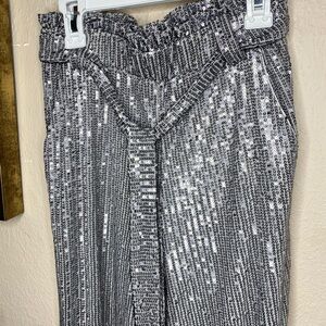 CBR Silver Metallic Pants Party-Ready